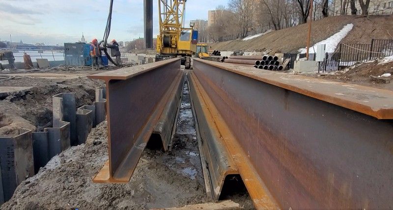 Шпунт балочный 2хЛ5-УМ+45Ш0